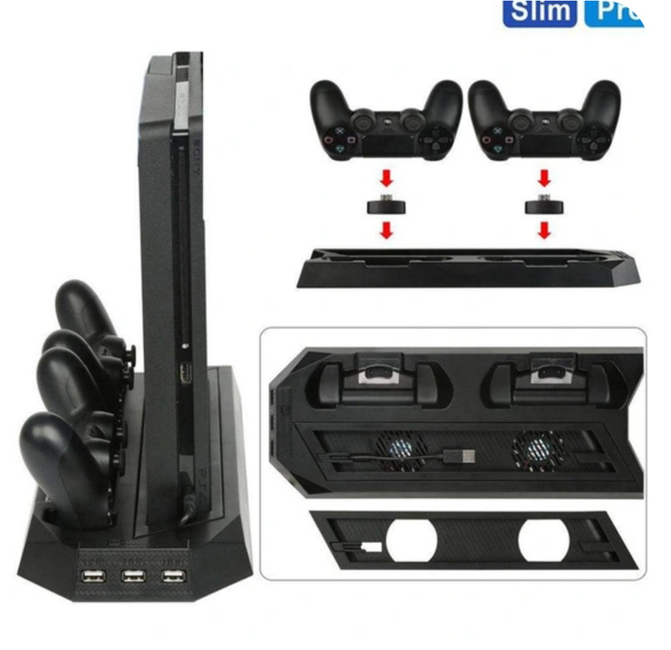 پایه فن ps4 + شارژ دسته