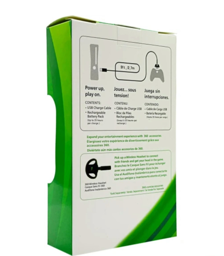 کابل و باطری دسته xbox 360