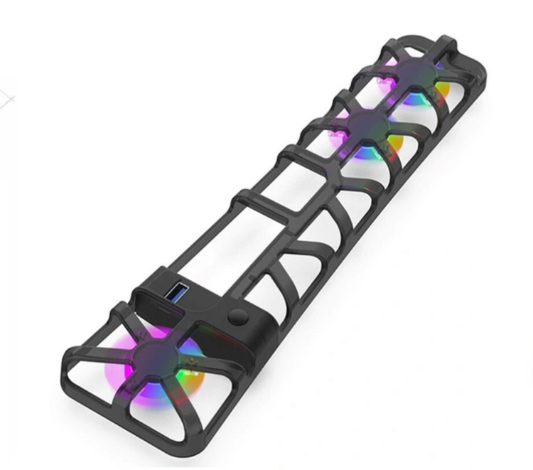 فن خنک کننده ps5 slim برند dobe نور rgb