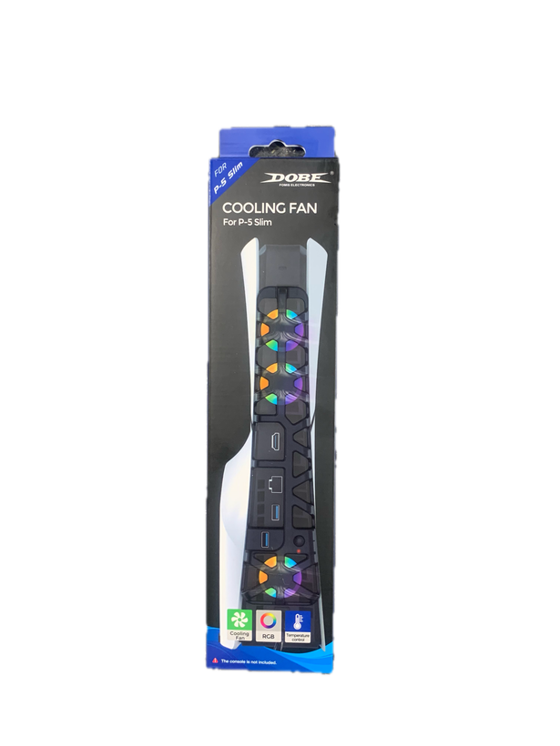 فن خنک کننده ps5 slim برند dobe نور rgb